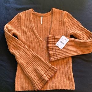 Free People Copper Shirt